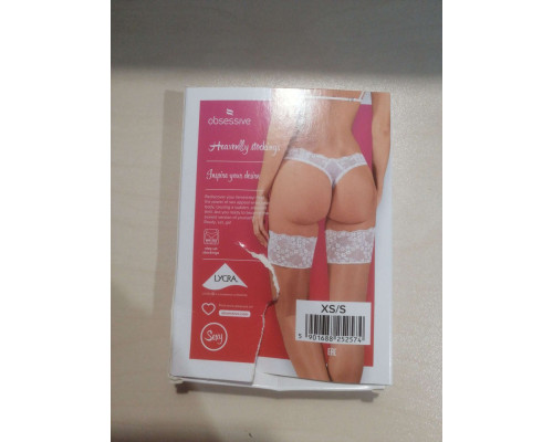 Obsessive Heavenlly stockings XS/S (м'ята упаковка)