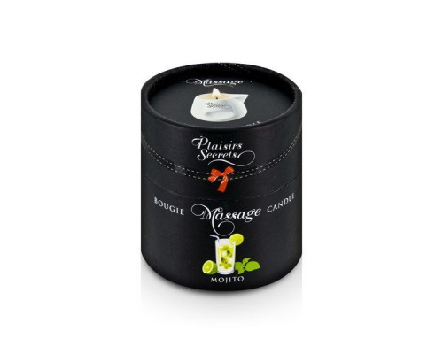 Розпродаж!!! Масажна свічка Plaisirs Secrets Mojito (80 мл) (термін придатності 02.2024)