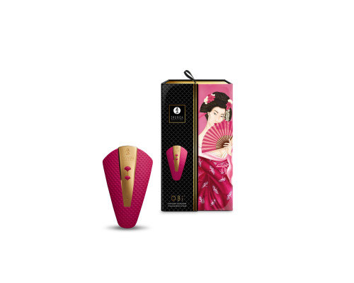 Клиторальный вибратор Shunga Obi Raspberry (вскрыты пломбы!!!)