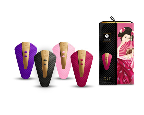 Клиторальный вибратор Shunga Obi Raspberry (вскрыты пломбы!!!)