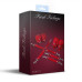 Набір для БДСМ Feral Feelings BDSM Kit 3 Red, наручники, поножі, хрестовина