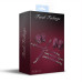 Набір для БДСМ Feral Feelings BDSM Kit 3 Burgundy, наручники, поножі, хрестовина