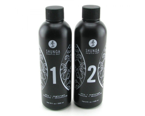 Гель для NURU-масажу Shunga Oriental Body-to-Body – Melon Mango (2 x 225 мл) плюс простирадло