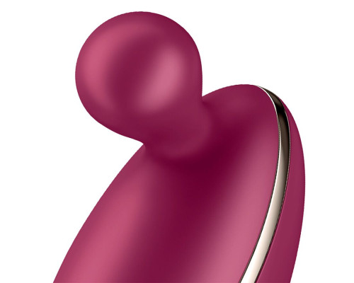 Вібратор для зовнішньої стимуляції Satisfyer Spot On 1 Berry, гнучкий відросток