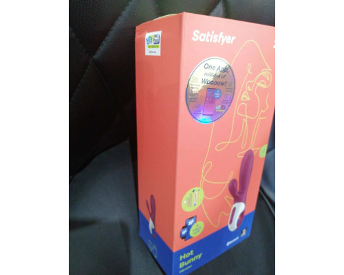 Смарт вібратор кролик із підігрівом Satisfyer Hot Bunny (м'ята упаковка!!!)
