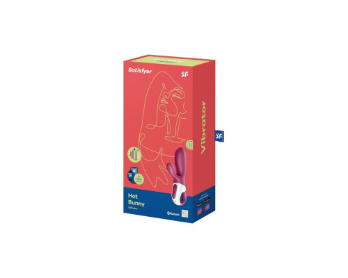 Смарт вібратор кролик із підігрівом Satisfyer Hot Bunny (м'ята упаковка!!!)