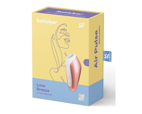 Миниатюрный вакуумный стимулятор Satisfyer Love Breeze Copper (мятая упаковка!!!)