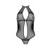 Сітчасте боді з мереживом на грудях Passion SATARA BODY S/M black