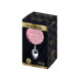 Металева анальна пробка Кролячий хвостик Alive Fluffy Plug S Pink  (м'ята упаковка!!!)