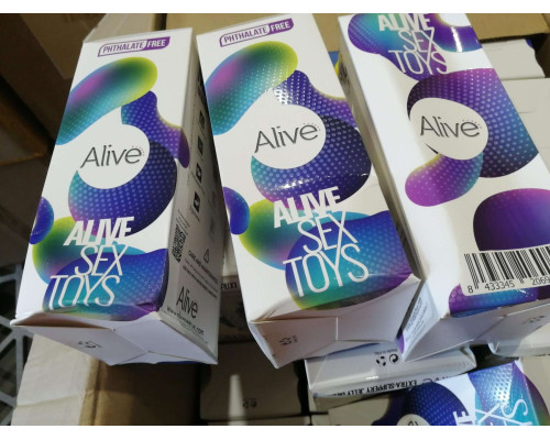 Прозрачный фаллоимитатор Alive Jelly Dildo Majestic (мятая упаковка!!!)