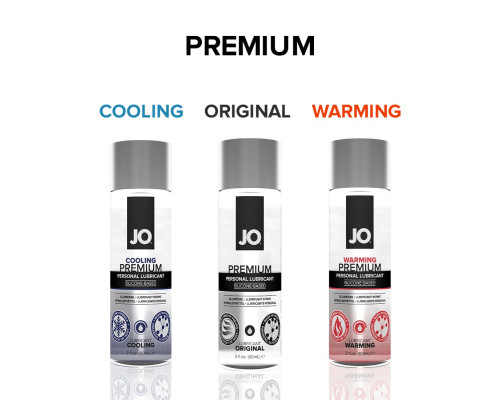 Лубрикант на силіконовій основі JO PREMIUM — WARMING (60 мл)