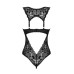 Мереживне боді Obsessive Donna Dream crotchless teddy M/L Black, відкритий доступ