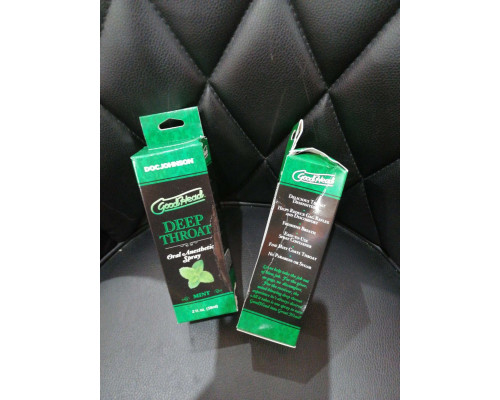 Спрей для минета Doc Johnson GoodHead DeepThroat Spray – Mystical Mint 59 мл (мятая упаковка!!!)