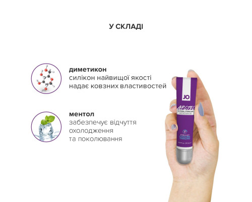 Розпродаж!!! Стимулювальний гель для клітора System JO ARCTIC COOLING (10 мл) (Термін до 01.06.2024)