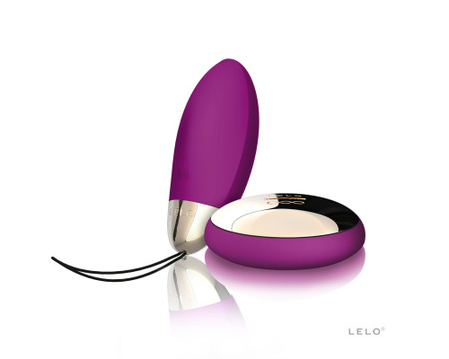 Віброяйце LELO Lyla 2 Deep Rose, водонепроникне, пульт ДК з вібрацією, технологія SenseMotion