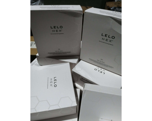 Презервативы LELO HEX Condoms Original 36 Pack (мятая упаковка!!!)