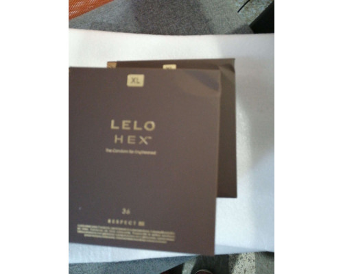 Презервативы LELO HEX Condoms Respect XL 36 Pack (мятая упаковка!!!)