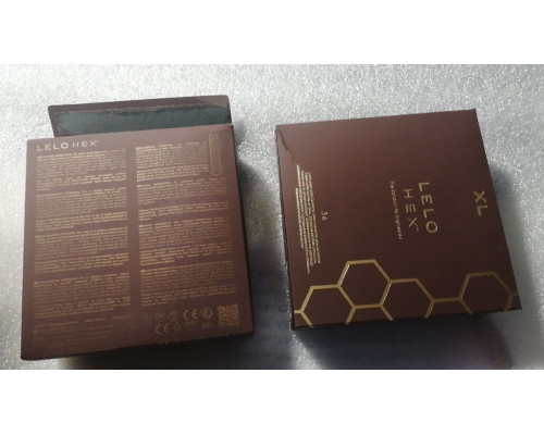 Презервативы LELO HEX Condoms Respect XL 36 Pack (мятая упаковка!!!)