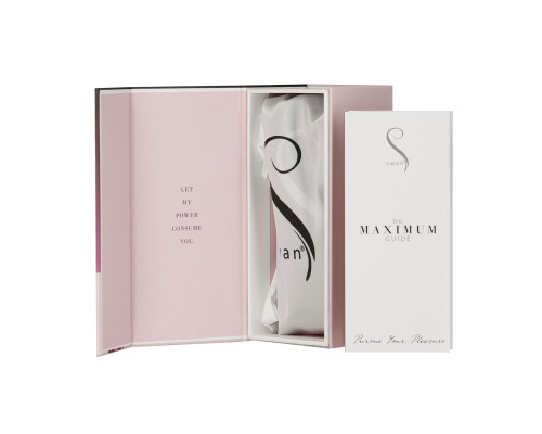 Віброкуля Swan Maximum + Comfy Cuff Pink, суперпотужна, різна інтенсивність, силіконова манжета