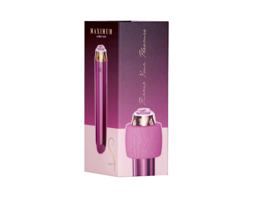 Віброкуля Swan Maximum + Comfy Cuff Pink, суперпотужна, різна інтенсивність, силіконова манжета