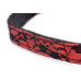 Кляп з трояндою Master Series: Eye-Catching Ball Gag With Rose, чорно-червоний