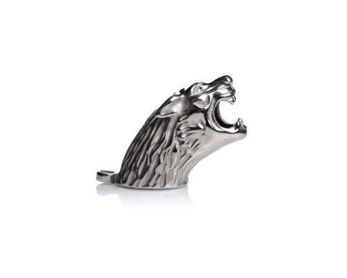Клітка для пеніса Master Series: Tiger King Cock Cage With Lock, три кільця, замок, три ключі