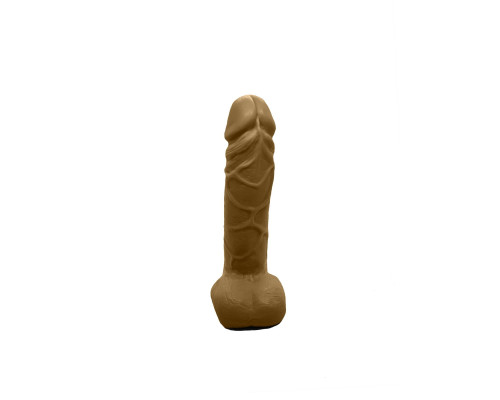 Мило у формі пеніса Чистий Кайф Brown size M, крафтове мило-член, натуральне