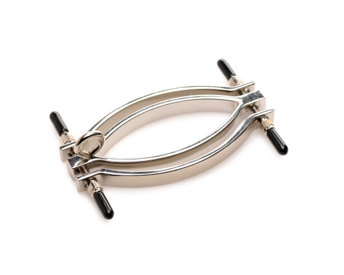 Затискач для статевих губ Master Series: Pussy Tugger Adjustable Vagina Clamp with Chain