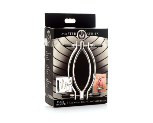 Затискач для статевих губ Master Series: Pussy Tugger Adjustable Vagina Clamp with Chain