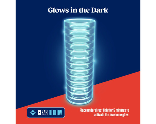 Мастурбатор Blush Rize – Ribz Glow in the Dark Masturbator – Clear, нейтральний, світиться в темряві