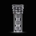 Мастурбатор Blush Rize – Luz Glow in the Dark Masturbator – Clear, всмоктування, світиться в темряві