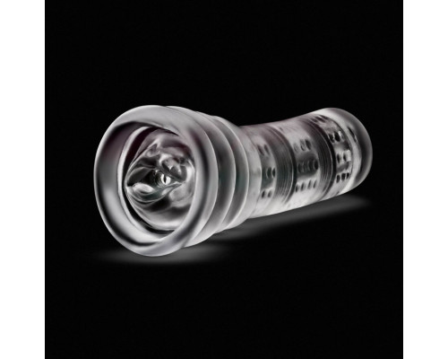 Мастурбатор Blush Rize – Luz Glow in the Dark Masturbator – Clear, всмоктування, світиться в темряві
