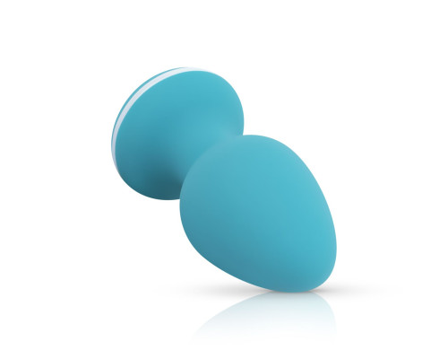 Анальна вібропробка Cala Azul – Blanca Vibrating anal plug, 10 режимів