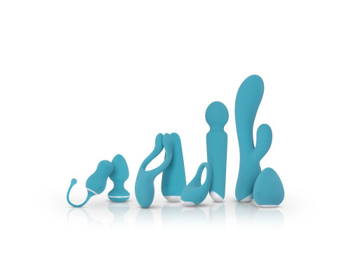 Анальна вібропробка Cala Azul – Blanca Vibrating anal plug, 10 режимів