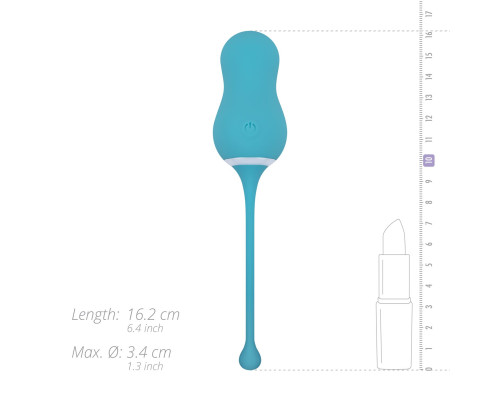 Віброяйце Cala Azul – Elena Vibrating Egg With Remote Control, 10 режимів, пульт ДК