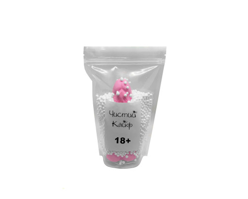 Мило у формі пеніса Чистий Кайф Pink size L, крафтове мило-член, натуральне