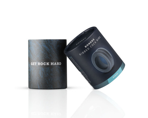 Ерекційне кільце Boners Double Design Cock Ring, товсте, внутрішній діаметр 3,2 см