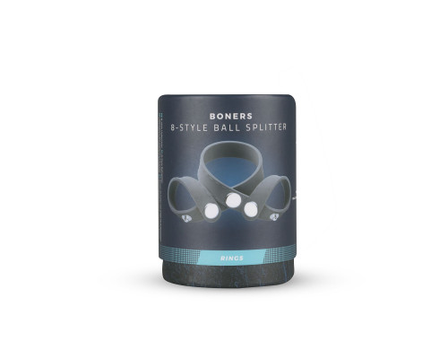 Ерекційне кільце з роздільником мошонки Boners 8-Style Ball Splitter