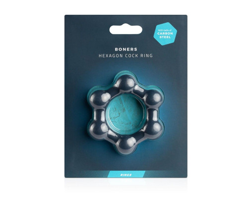 Ерекційне кільце Boners Hexagon Cock Ring