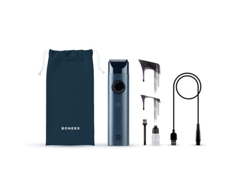 Бездротовий тример для інтимних зон Boners Hair Trimmer Shaver, 10 швидкостей, 2 насадки