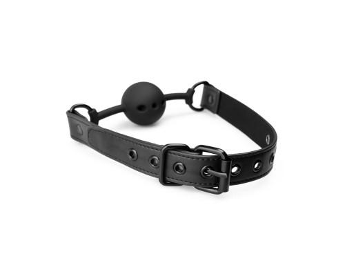 Повітропроникний кляп Bedroom Fantasies: Breathable Silicone Ball Gag, чорний