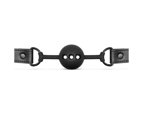 Повітропроникний кляп Bedroom Fantasies: Breathable Silicone Ball Gag, чорний