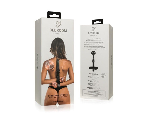 Фіксатор для рук та шиї Bedroom Fantasies: Seductive Straps Body Restraint Set