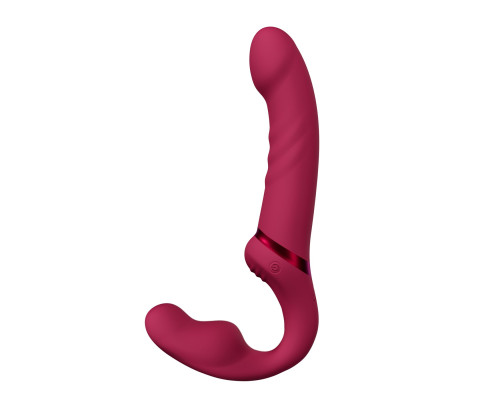 Безремінний смарт-страпон Lovense Lapis vibrating strapless strap-on, 3 мотори