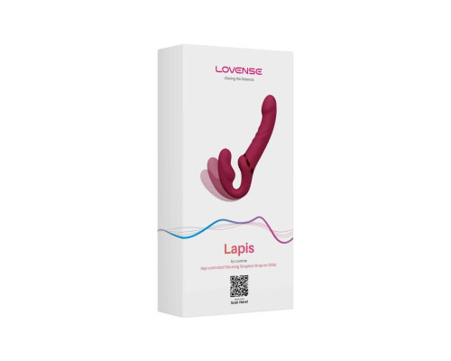 Безремінний смарт-страпон Lovense Lapis vibrating strapless strap-on, 3 мотори