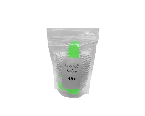Мило у формі пеніса Чистий Кайф Green size M, крафтове мило-член, натуральне