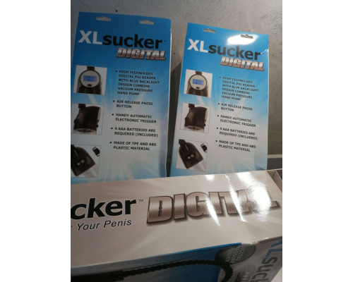 Вакуумна помпа XLsucker Digital з електронним манометром (м'ята упаковка!!!)
