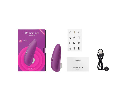 Вакуумний кліторальний стимулятор Womanizer Starlet 3 VIOLET (пошкоджене паковання!!!)