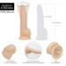 Фалоімітатор з ротацією Naked ADDICTION James 8″ Rotating & Vibrating Dong  (м'ята упаковка!!!)