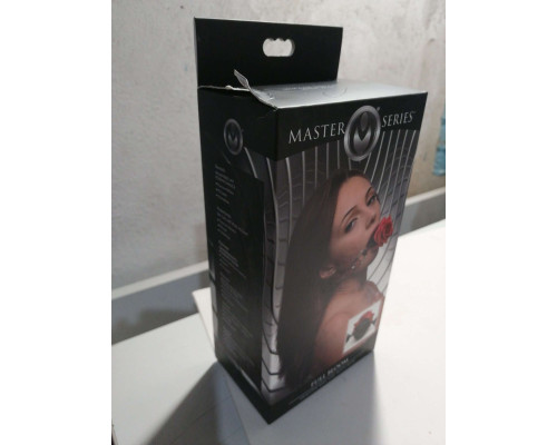 Кляп Master Series Eye-Catching Ball Gag With Rose (мятая упаковка!!!)